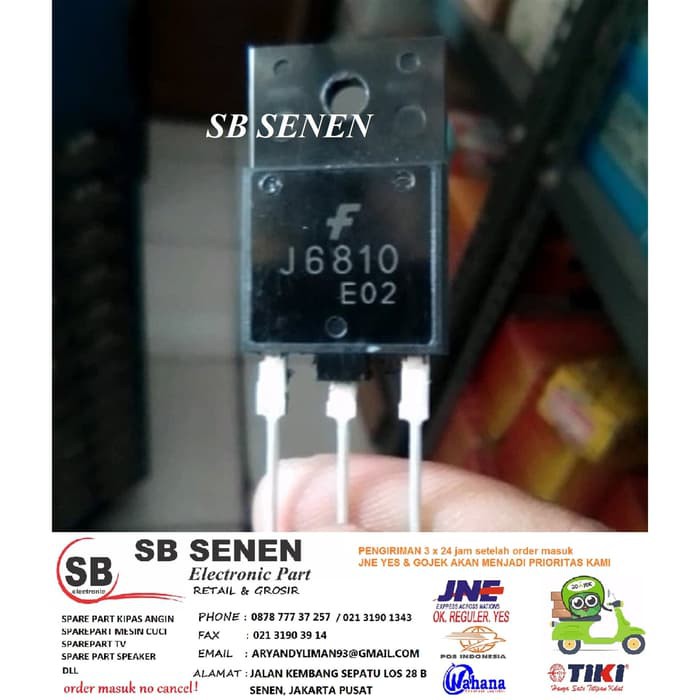 Jual TRANSISTOR J6810 ORIGINAL | Shopee Indonesia