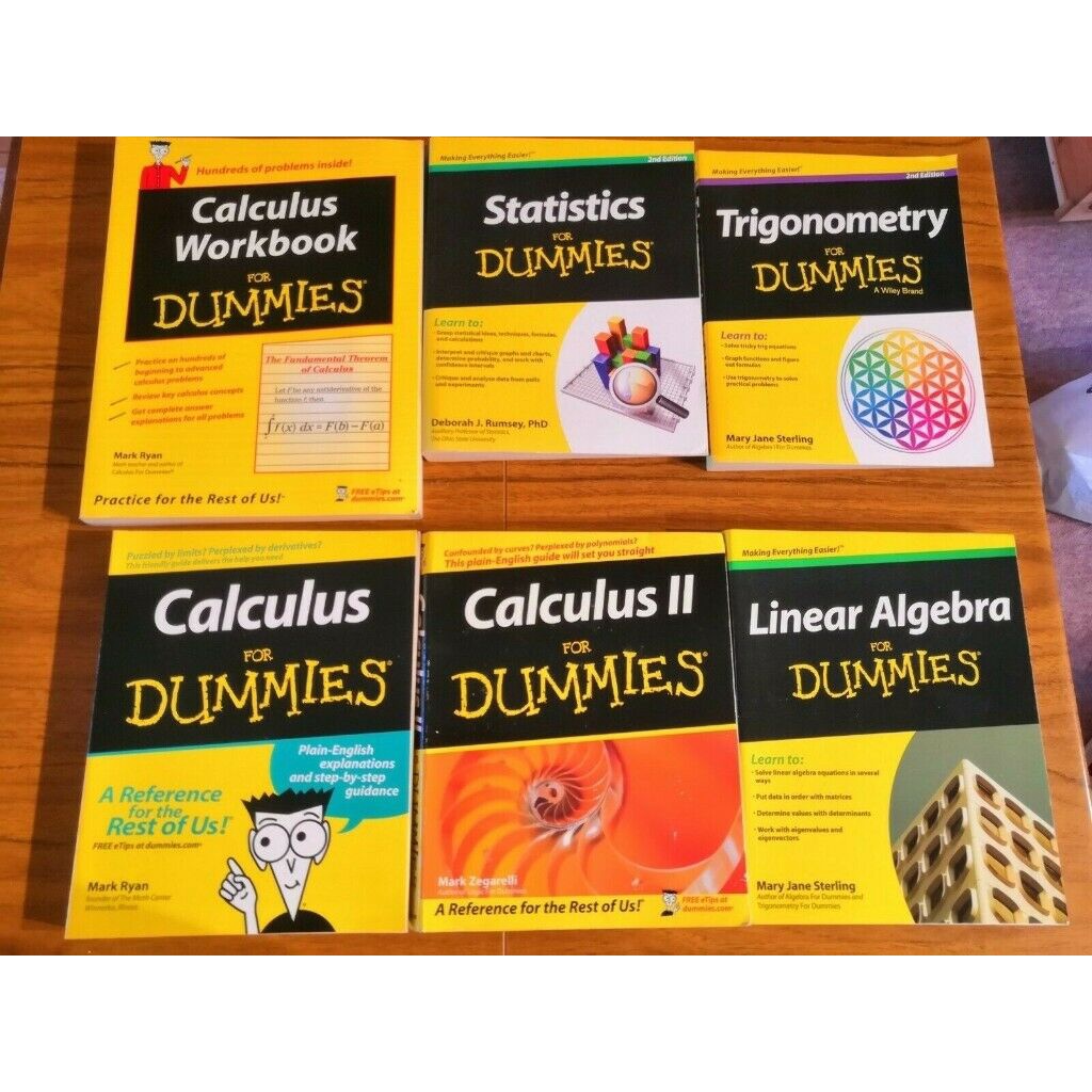 Jual BUKU SERI FOR DUMMIES CALCULUS PRE CALCULUS CALCULUS 2