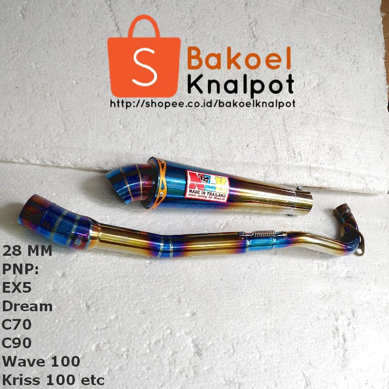 Jual NLK Ekzos EX5 Racing / Ekzos Ex5 Open / Exhaust EX5 Racing ...