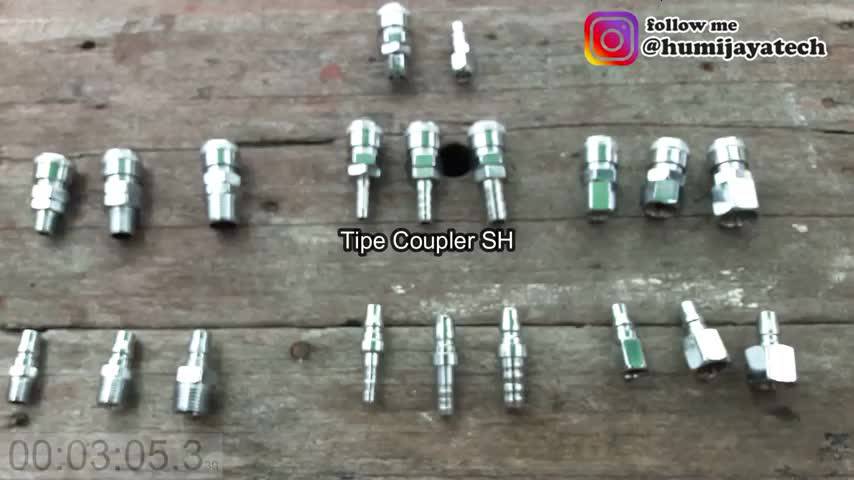 Jual TEKIRO Quick Coupler Connector Angin 1/4 Inch Ellka Kopler ...