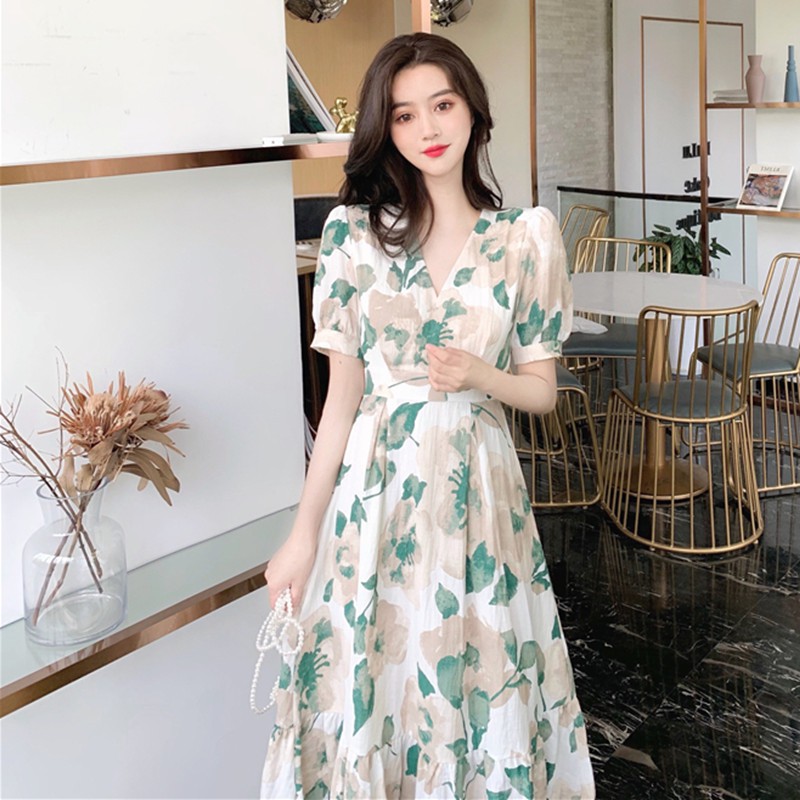 Gaun floral hotsell