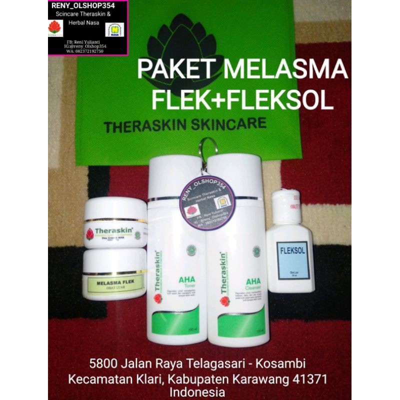 Jual Theraskin Paket Flek+Fleksol(untuk Flek Tebal) | Shopee Indonesia