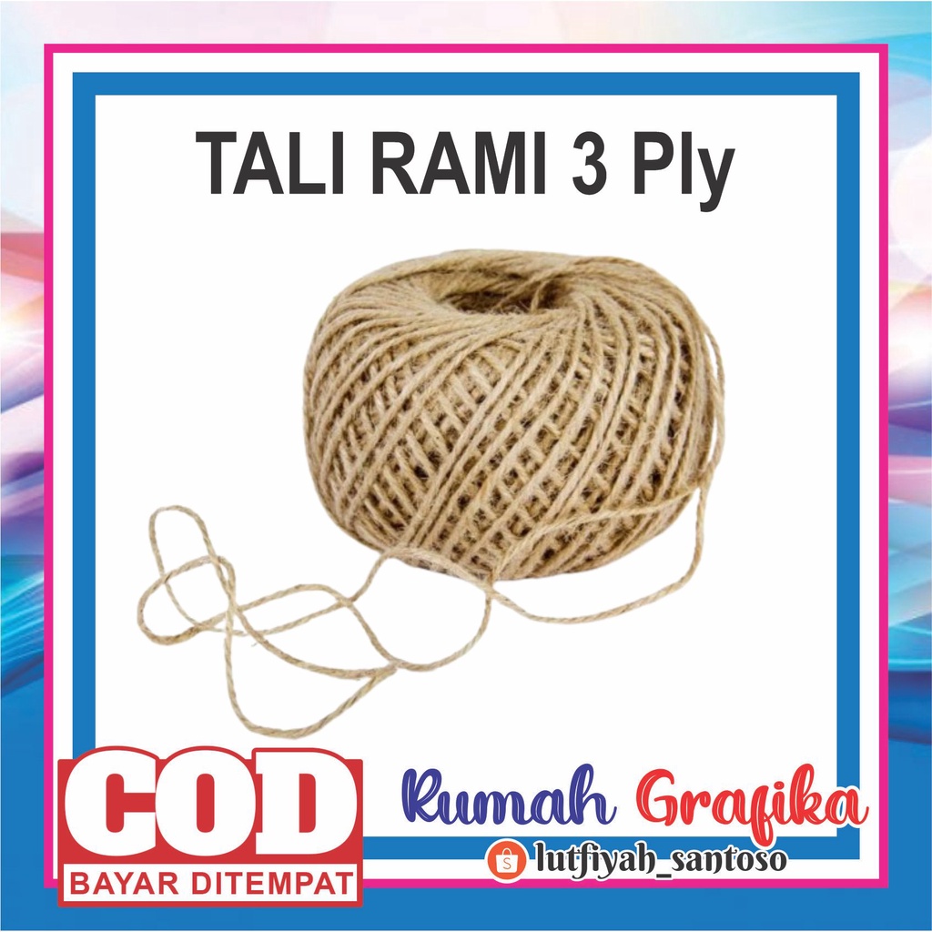 Jual Tali RAMI 50 METER TALI GONI | Shopee Indonesia