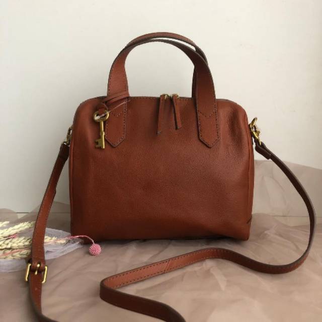 Jual Fossil Fiona Satchel Brown Model & Desain Terbaru - Harga