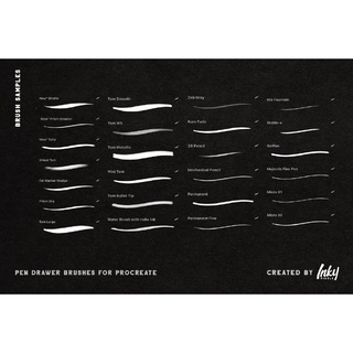 Jual Procreate Brush - Pen Drawer Procreate Brush Pack | Shopee Indonesia