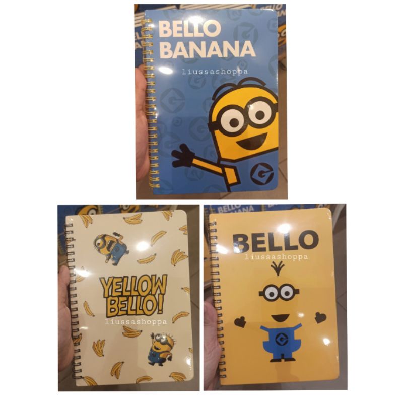 Jual Buku Miniso Minions Collection K Wirebound Book Sheets