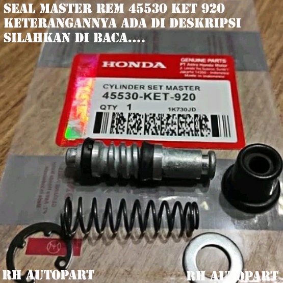 Jual Seal Sil Master Rem Depan Supra X Seal Master Rem Supra Fit Seal Master Rem Smash Seal