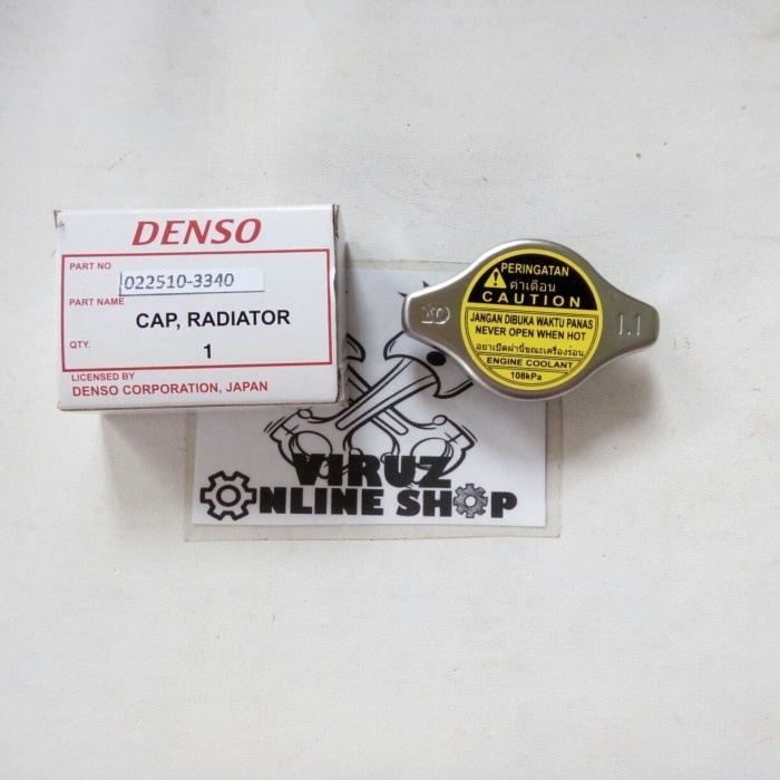 Jual TUTUP RADIATOR CAP 1.1 BAR KEPALA KECIL TOYOTA ALTIS AVANZA CAMRY ...