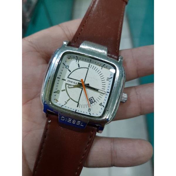 Jual jam tangan Diesel quartz sporty persegi jam pria Shopee Indonesia