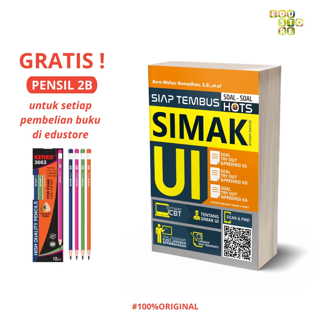 Jual BUKU SIAP TEMBUS SIMAK UI SOAL-SOAL HOTS / BUKU SIMAK UI ...