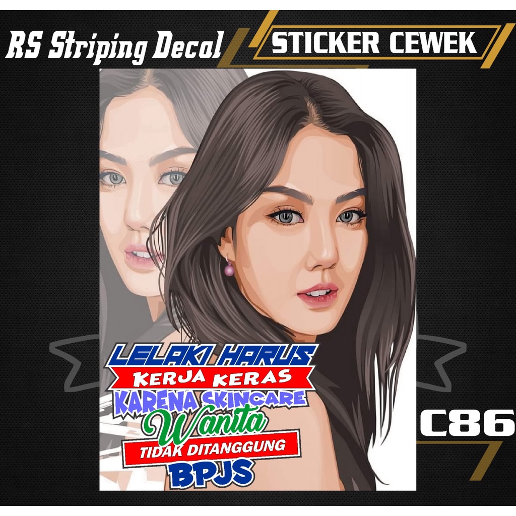 Jual Stiker KATA KATA LELAKI HARUS decal cewek vektor mobil TRUCK ...