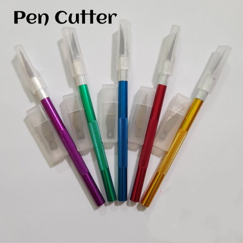 Jual Pen Cutter Cutting Sticker+5pcs Refill atau Pisau Ukir seni ...