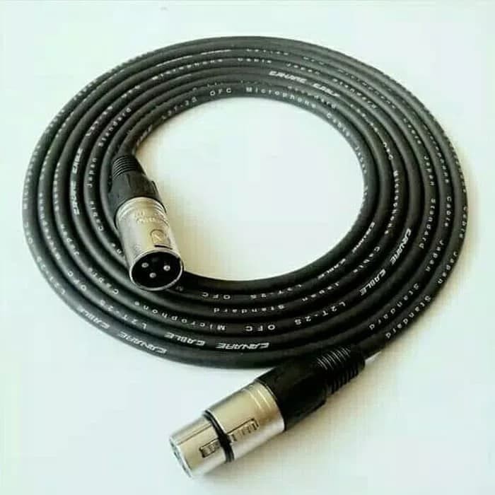 Jual Kabel Mic Xlr Meter Jack Male To Female Canon Pin Shopee