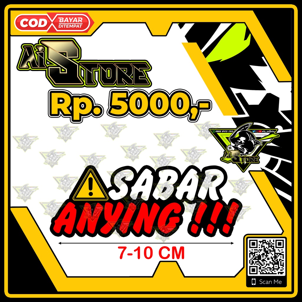 Jual stiker sabar Harga Terbaik & Termurah April 2026 | Shopee Indonesia