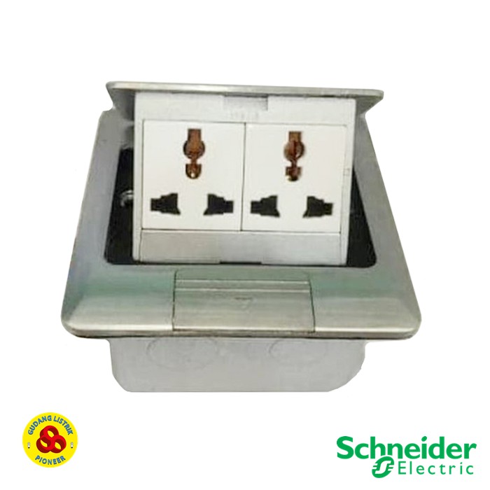 Jual Stop kontak Lantai E227F_ABE SCHNEIDER ELECTRIC | Shopee Indonesia