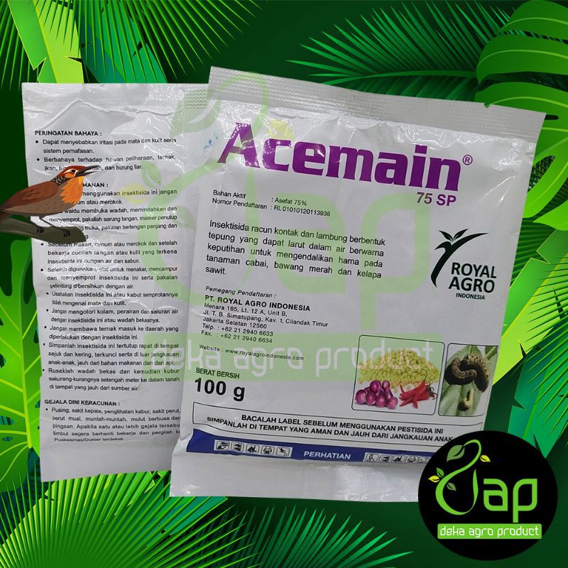 Jual INSEKTISIDA ACEMAIN 75SP 100GRAM | Shopee Indonesia