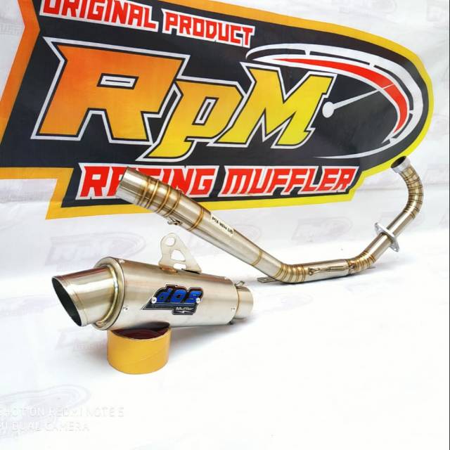 Jual Knalpot Racing DOS MX KING Road Race - Underbone | Shopee Indonesia