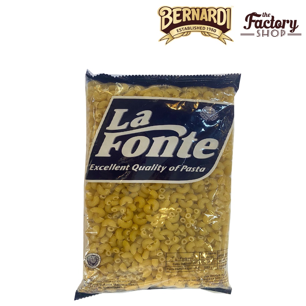 Jual LA FONTE CHIFERRI RIGATE 500G (7750500041) | Shopee Indonesia