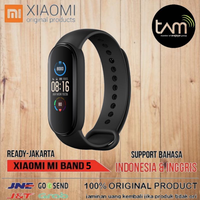 Jual Xiaomi Mi Band 5 TAM Oled New Edition Garansi Resmi Tam 1 Tahun ...