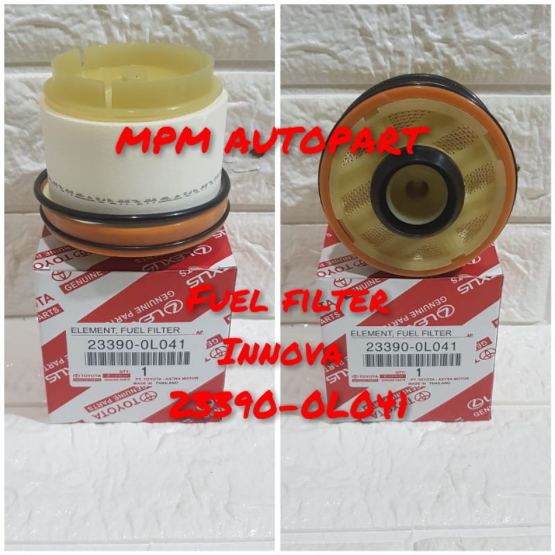 Jual filter solar fuel filter innova inova hilux fortuner diesel 0L041 ...
