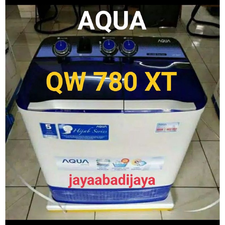 Jual Mesin Cuci AQUA 2 Tabung 7 Kg Tipe QW 780 XT | Shopee Indonesia