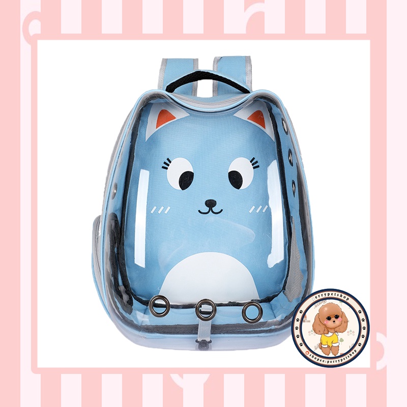 Jual SALE REJECT Pet Carrier Astronot Motif Telinga Kucing Lucu Pet
