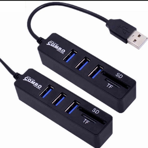Jual USB HUB COMBO (Usb Hub + Card Reader) Shopee Indonesia