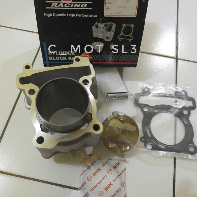 Jual Blok seher MX king xabre Vixion 63 mm blok sekher kit set moto