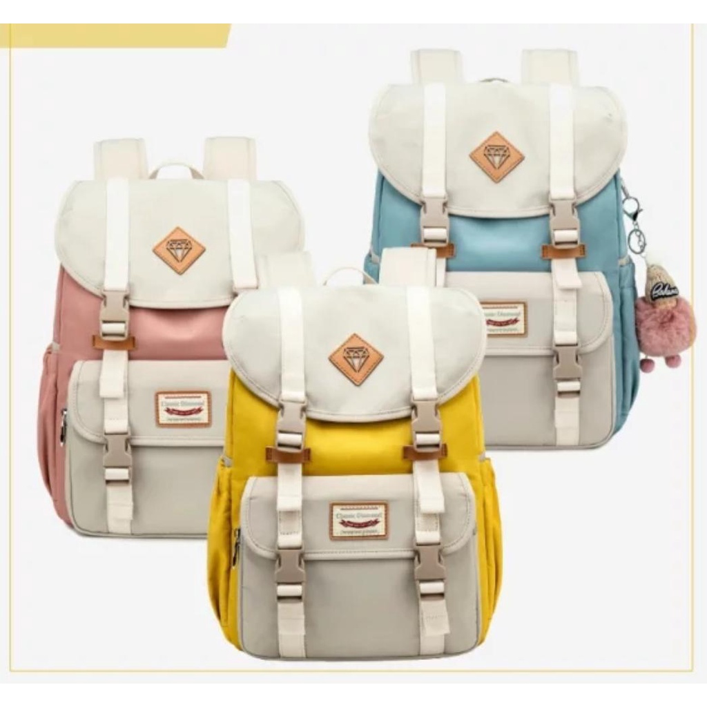 Jual [Toko Uci] Tas Sekolah Korean Style Tas Ransel Wanita Backpack ...