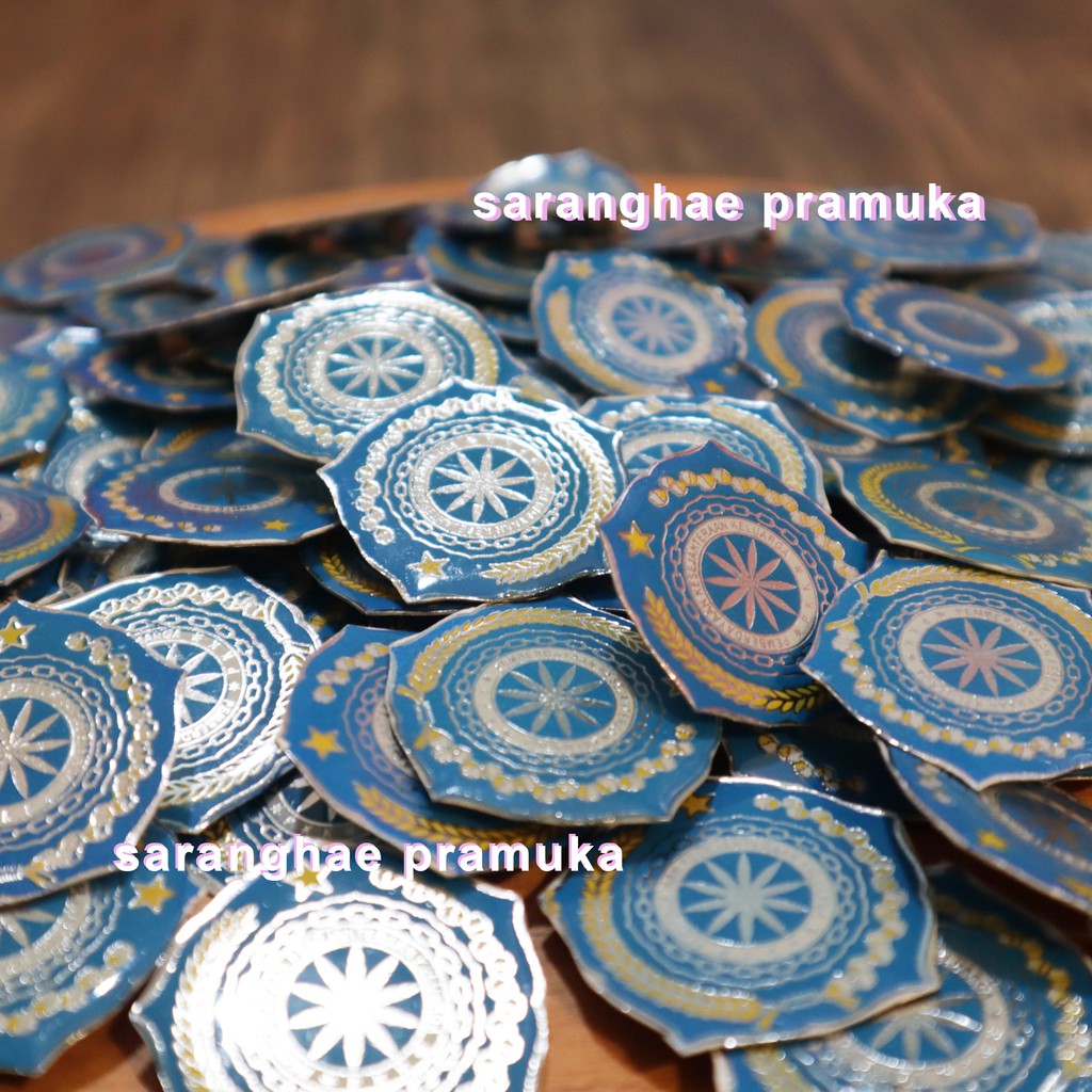 Jual Pin PKK Bros 3,5cm Besar Sesuai Peraturan Berkualitas Timbul bukan ...