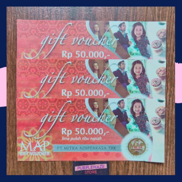 Jual MAP Gift Voucher 50rb | Shopee Indonesia