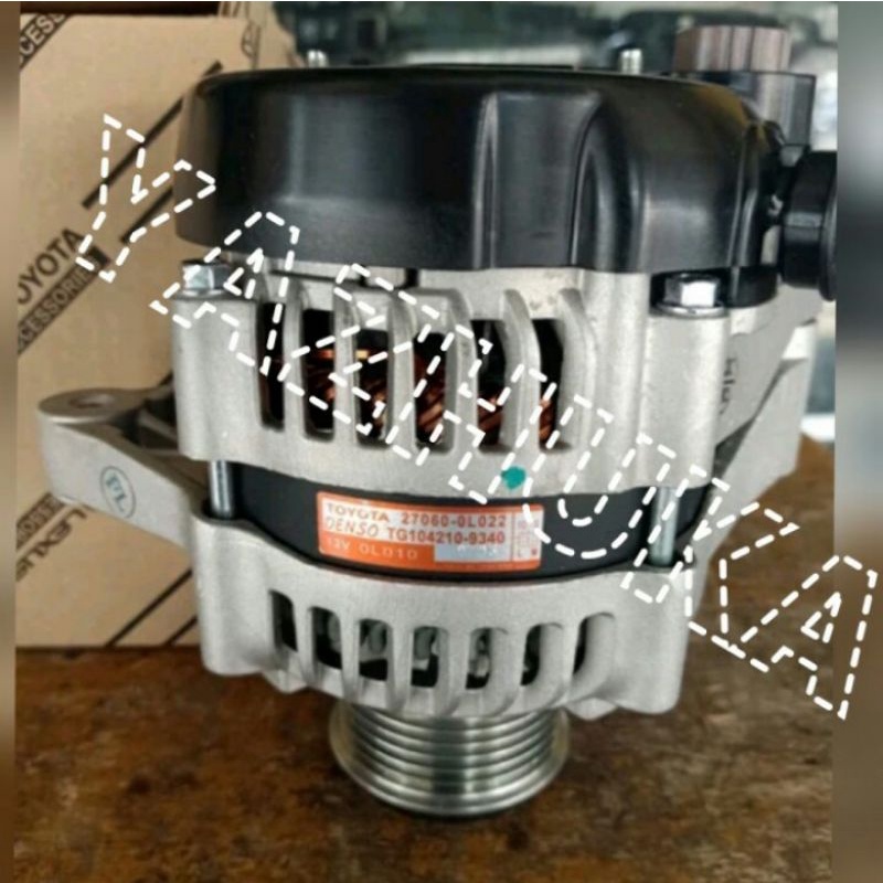 Jual Dinamo Alternator assy innova inova hilux vigo fortuner diesel ...