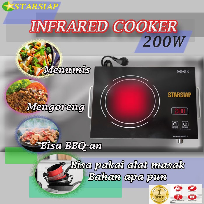 Jual kompor listrik infrared Starsiap (lebih bagus dari induction