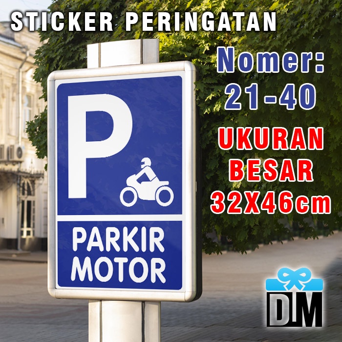 Jual Sticker Peringatan Uk BESAR Sign Bell Lampu Area Parkir Rokok ...