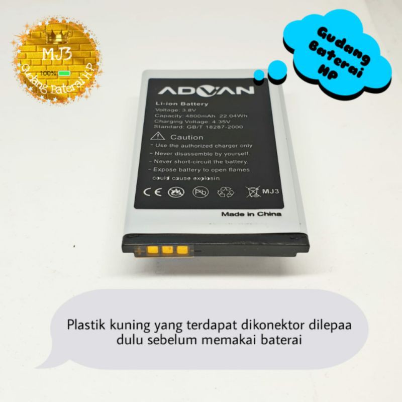 Jual Baterai Advan HAMMER R3D battery batre | Shopee Indonesia