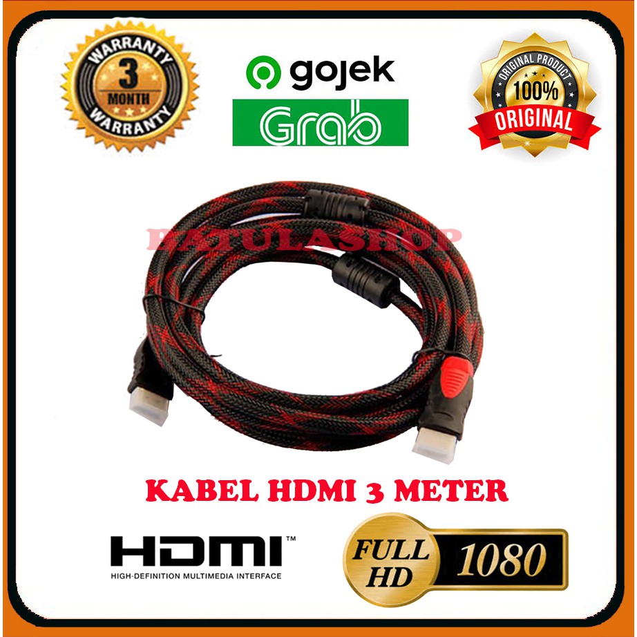 Jual KABEL HDMI 3 METER | Shopee Indonesia