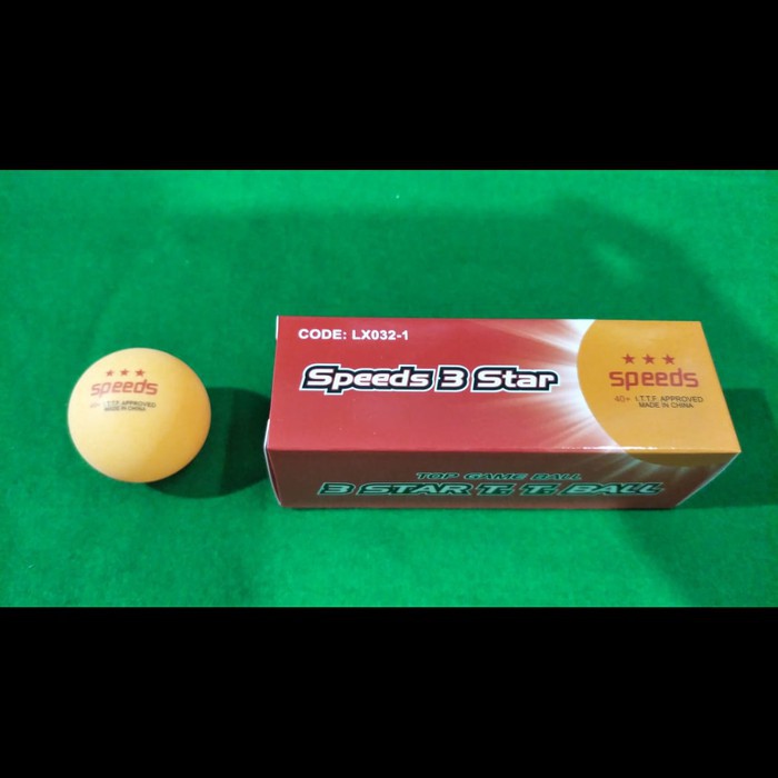 Jual Bola PingPong Ping Pong Tenis Meja Ball Speeds x Butterfly 3pcs 32