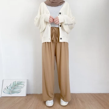 Celana Kulot Panjang Wanita Pants Import Korea Daily Kulot Umbrella Muat Bb 140Kg Kulot Jumbo