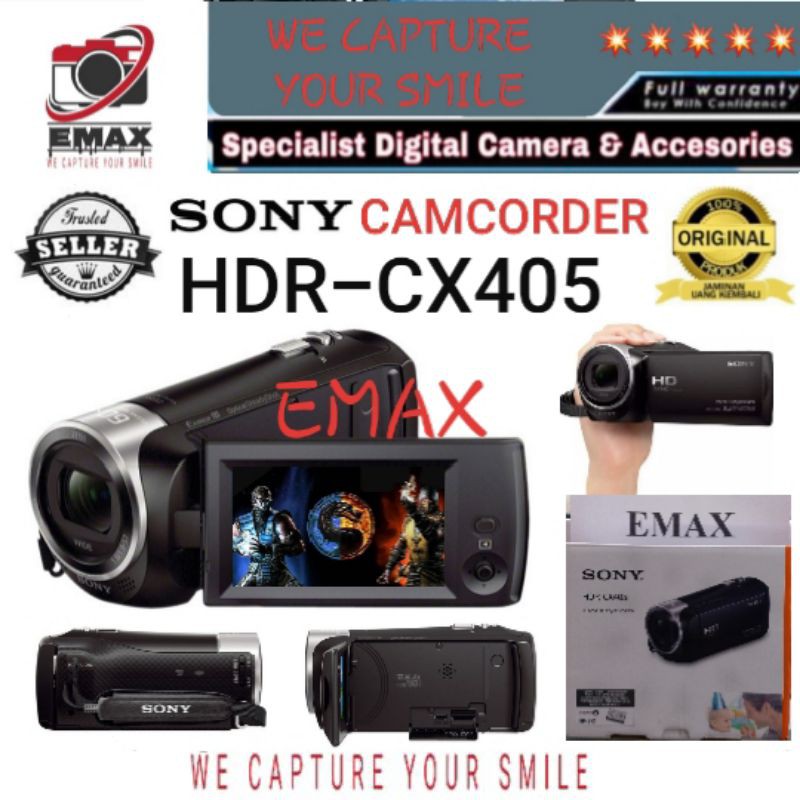 Jual SONY HDR-CX405 Camcorder Sony HDR CX405 Handycam Sony CX405 ...