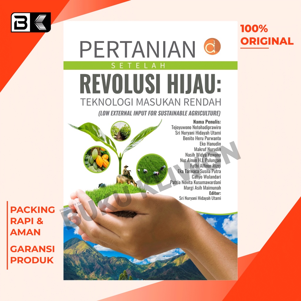 Jual Buku Pertanian Setelah Revolusi Hijau : Teknologi Masukan Rendah ...