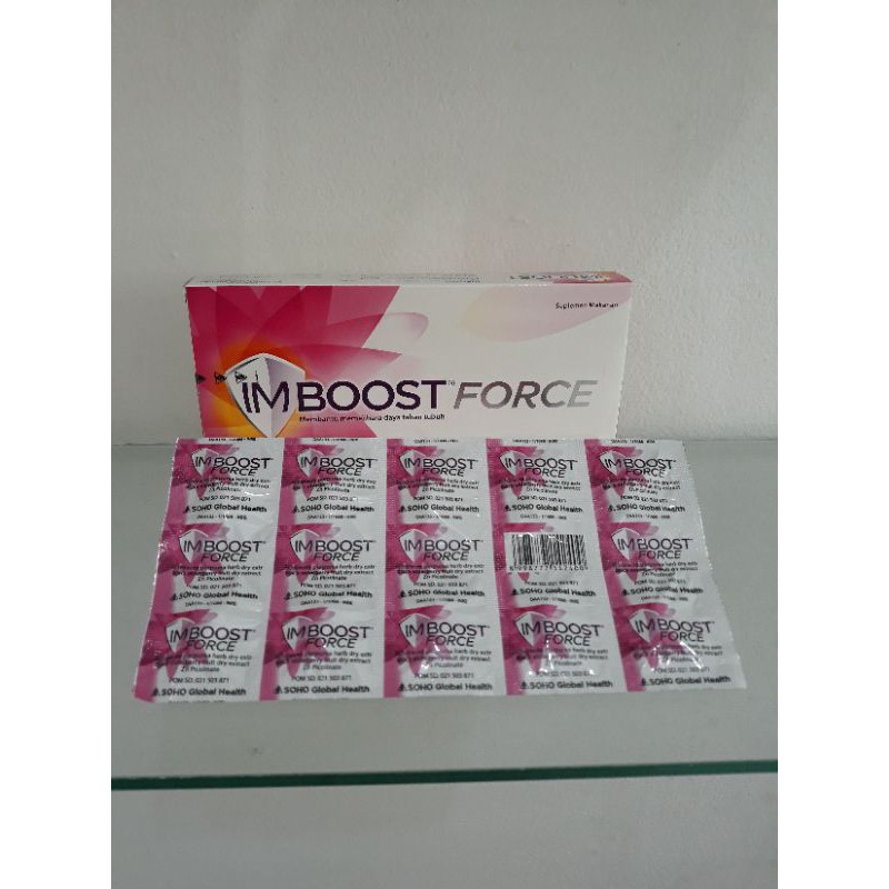 Jual IMBOOST FORCE STRIP ISI 10 TABLET, vitamin imun / daya tahan tubuh ...