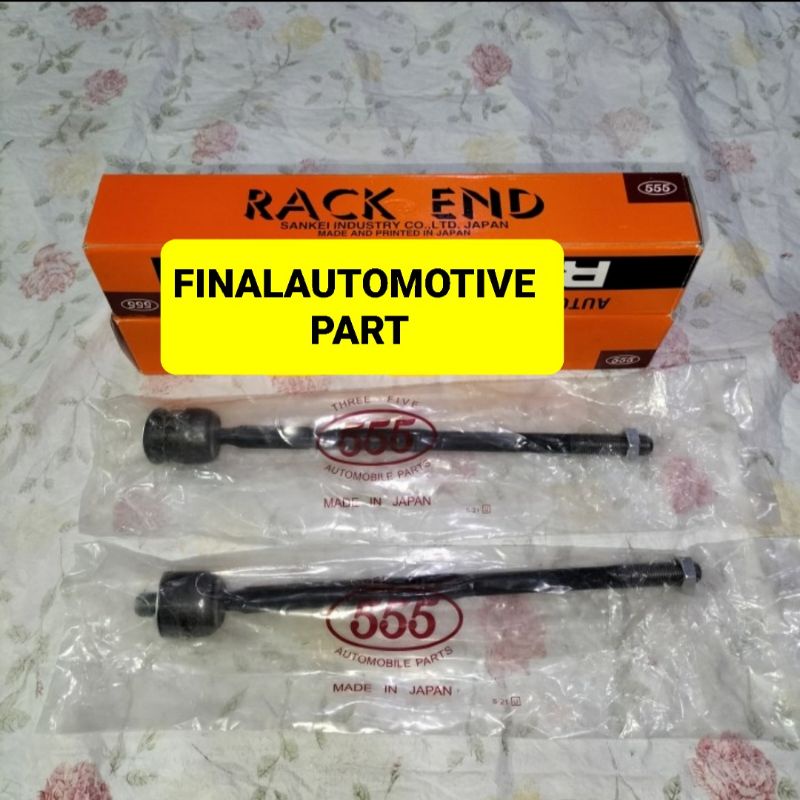 Jual rack end long tie rod toyota agya ayla 555 japan harga 2pc ...