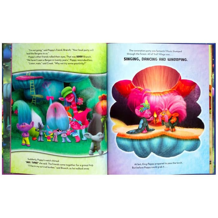 Jual Dreamworks Trolls Welcome to Troll Village Storybook | Shopee ...