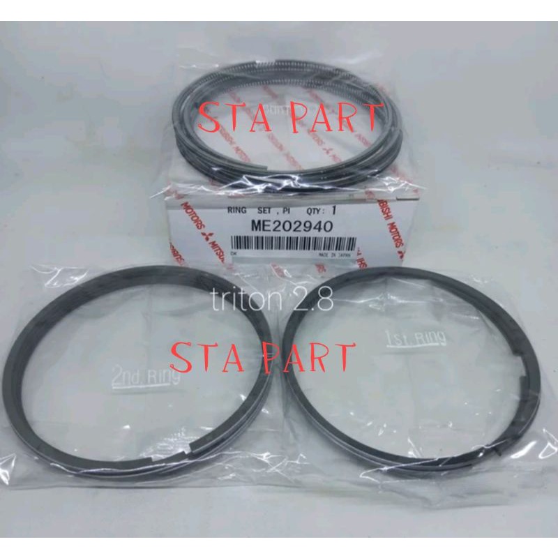 Jual Ring Piston/Ring Seher STD-0.50 Triton 2.8/L200 Strada 4M40 ...