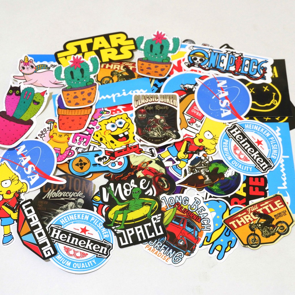 Jual 30 PCS STIKER STICKER PACK RANDOM SERIES- STICKER TUMBLR MOTOR ...
