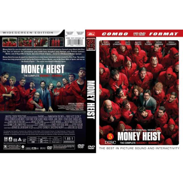 Jual Kaset Dvd Film Seri Barat Terlaris Money Heist Shopee Indonesia 
