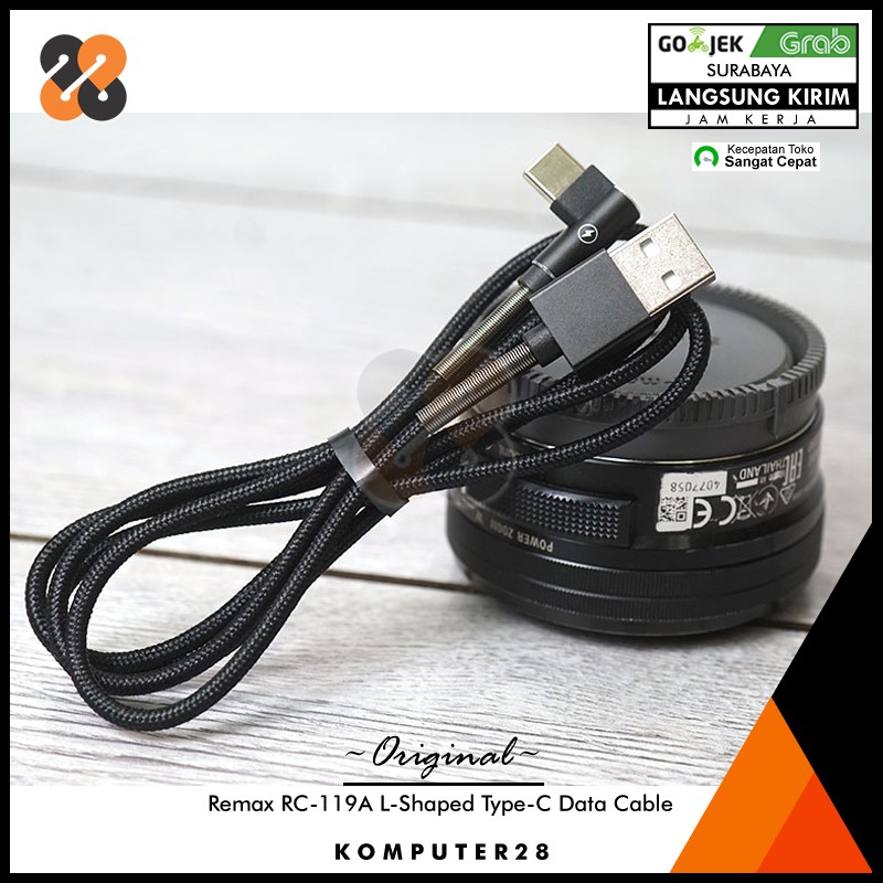 Jual Remax Rc A Ranger L Shaped Type C Data Cable Kabel Charger Tipe C Shopee Indonesia