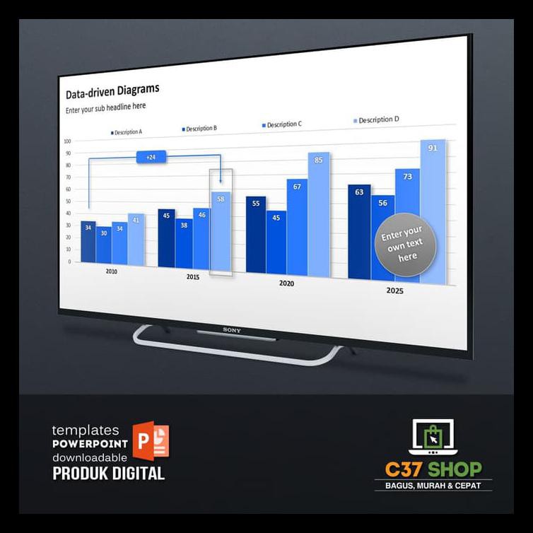 Jual Template PowerPoint DATA DRIVEN DIAGRAMS | PresentationLoad ...