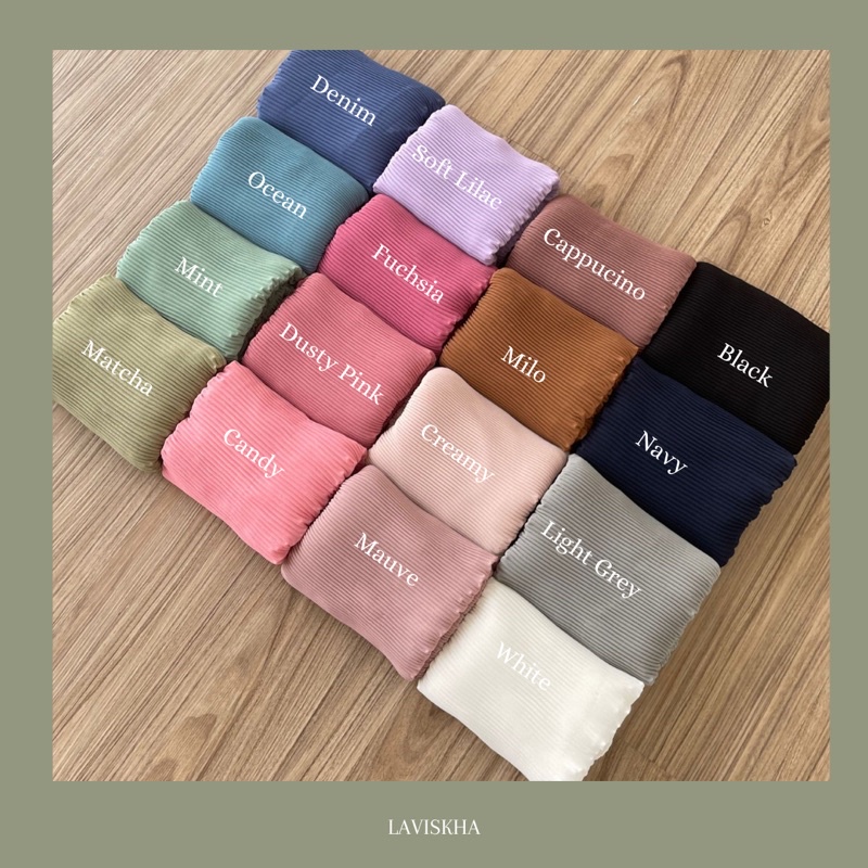 Jual Mini Pleated Shawl Pashmina Malaysia | Shopee Indonesia