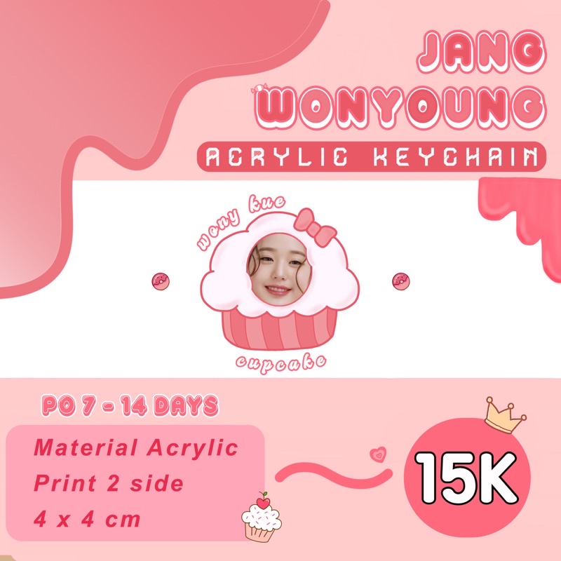 Jual [READY] JANG WONYOUNG ACRYLIC KEYCHAIN KPOP IZONE IVE WONYOUNG ...